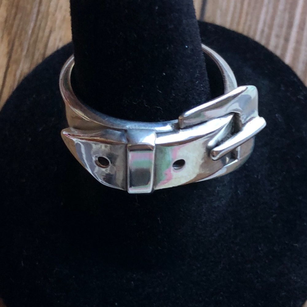 Sterling Silver Buckle Ring - Picture 15 of 16